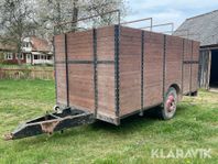 Djurvagn byggd på lastbilsram
