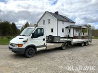 Lätt lastbil Iveco Daily 40C13T med maskintra
