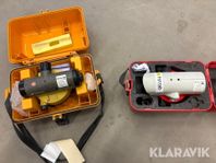 Avvägningsinstrument 2 st Topcon / Leica