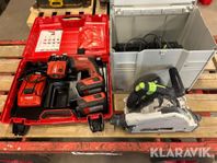 Sänksåg, Skruvdragare, Klyvsåg, Sågbänk & Kapmaskin