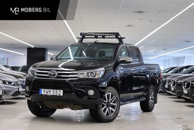Toyota Hilux 2.4 4WD 150hk B-kamera Drag Keyless Skinn MOMS