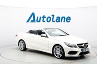 Mercedes-Benz E 400 V6 Cab, 360°, AMG Sport, Airscarf, 333hk