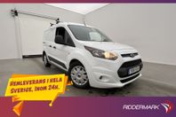Ford Transit Connect 220 1.5TDCi Värmare 3-Sit Dragkrok Moms