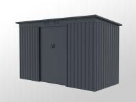 Redskapsbod m/ platt tak 2,77x1,30x1,73m, 3,6m², ProShed®
