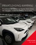 Toyota Yaris Cross 1,5 HYBRID ACTIVE V-HJUL PRIVATLEASING