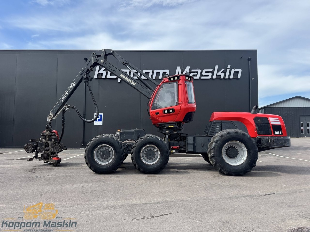 Komatsu 951, 12378h - Skördare