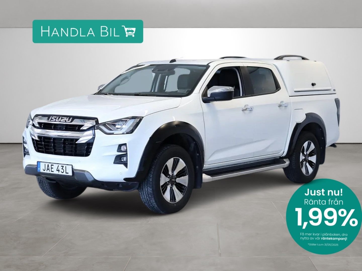 Isuzu D-Max Crew Cab 1.9 CNG 4WD Automatisk, 163hk, 2022