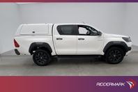 Toyota Hilux Invincible 2.8 4WD Värm JBL Drag Diff Kåpa Moms