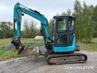 Grävmaskin Airman AX38U-6 med redskap