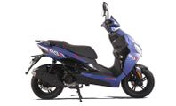 Motocr R9 PURE MATTBLÅ KLASS1 (45KM/H)