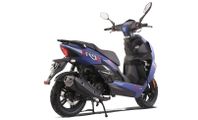 Motocr R9 PURE MATTBLÅ KLASS1 (45KM/H)