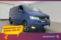 Volkswagen Transporter Kombi L2 4M Cockpit Värm 2xDörr Moms