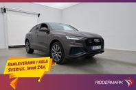 Audi Q8 50 TDI Q 286hk S-Line Luftfjädr B&O Matrix 360° Drag