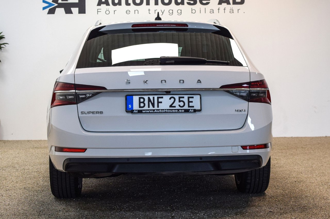 Škoda Superb Kombi 2.0 TDI 4x4 DSG Sekventiell, 190hk, 2021