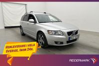 Volvo V50 2.0 Manuell 145hk Momentum Classic Dragkrok Skinn