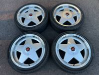 17" Barzetta Star Silver/pol 5x108/120 205/40-17" FRI FRAKT!