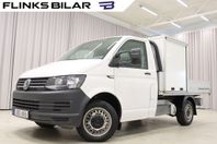 Volkswagen Transporter 150HK Flak Halvskåp Drag Värmare Moms