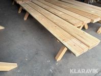 Bänk 2plank Lima Timmerhus