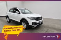 Volkswagen T-CROSS 1.0 TSI 95hk Sensorer Bluetooth
