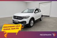 Volkswagen T-CROSS 1.0 TSI 95hk Sensorer Bluetooth