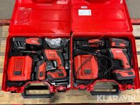 Skruvdragare 2 st, Skruvautomat 2 st Hilti SD