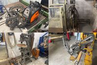 Tig-Svets, Punktsvets, Stansmaskin, Rundklipp m.m