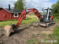 Grävmaskin Kubota U50-3a med redskap