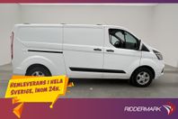 Ford Transit Custom L2 130hk Värm Drag B-Kamera CARPLAY Moms