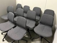 (Leverans) 14st Nyskick LÅNGFJÄLL Konferensstol på hjul