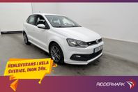 Volkswagen Polo 1.2 TSI 90hk R-Line P-Sensorer Farthållare