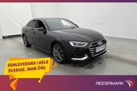 Audi A4 Sedan 40 TDI Q 190hk Advanced D-Värmare Navi Drag