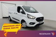 Ford Transit Custom L2 Värmare Drag CARPLAY B-Kamera Moms