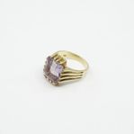Ring Guld 14K Med Lila sten