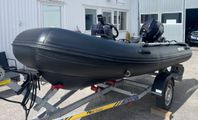 Brig Falcon 360 + Tohatsu 30hk + Bromsad trailer