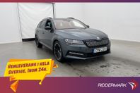 Skoda Superb iV Plug-in 218hk Sportline Pano Värm 360° Drag