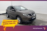 Nissan Qashqai 1.5 110hk Tekna 360° Navi Halvskinn Elstol