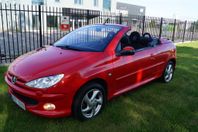 Peugeot 206 Cab 1.6 109hk /Ny koppling&kamrem/Välvårdad