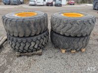 Däck 20.5 R25 med fälg till hjullastare