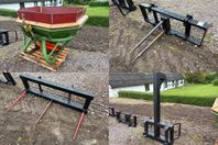 Gödningsspridare, Balspjut, Storsäckslyft m.m