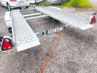 Brenderups smarta biltransportsläp, HÖG LASTVIKT! Nära nytt!