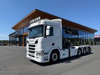 Scania R500 Tridem kranväxlare Hiab 302 E6 + Hiab krok