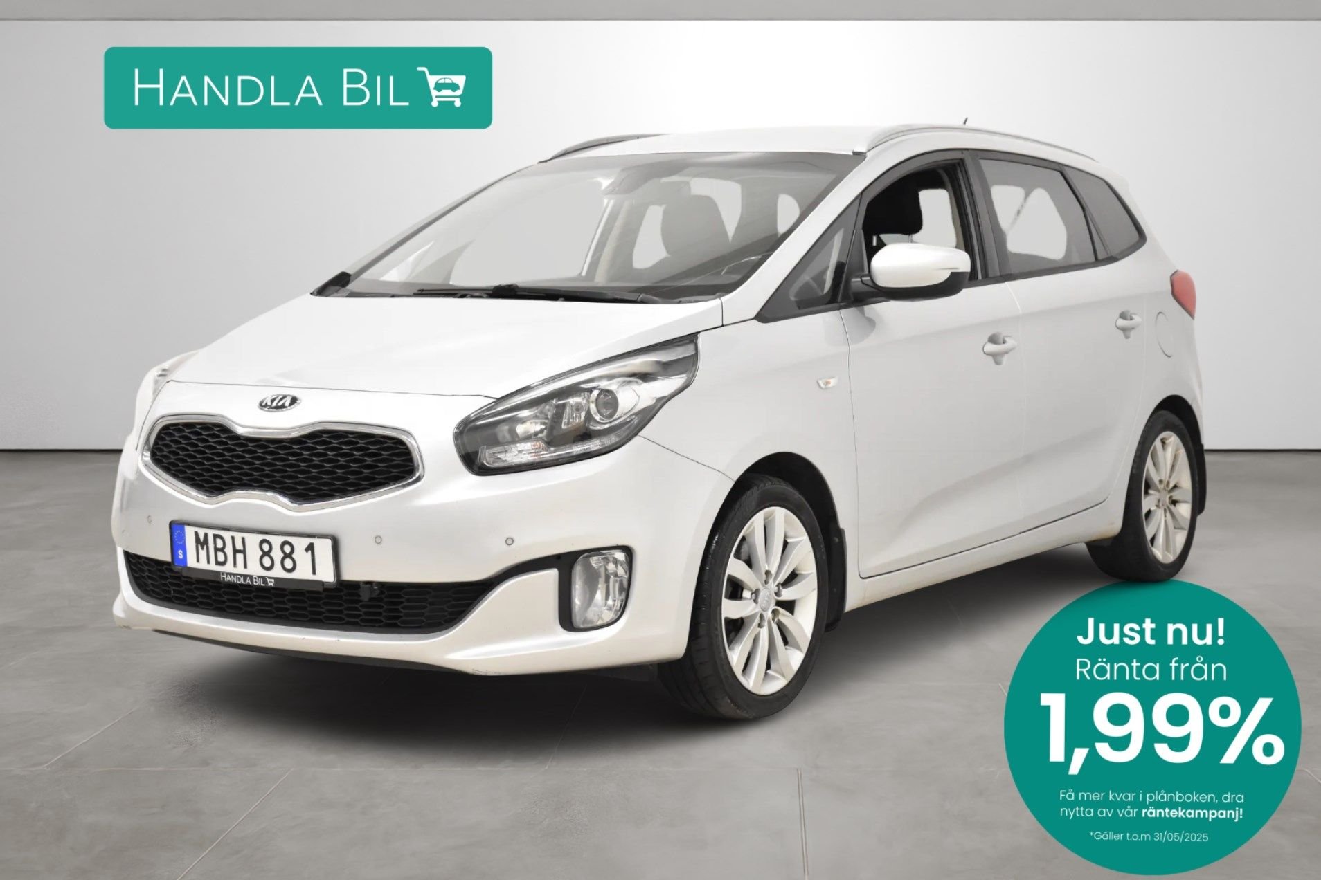 Kia Carens 1.7 CRDi Manuell, 115hk, 2016