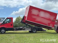 Lastväxlare Iveco Daily 72-180 med flakvagn &