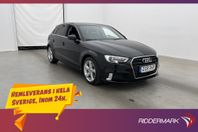 Audi A3 Sportback 1.5 TFSI 150hk Proline Sensorer Drag