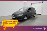 Volkswagen Sharan 2.0 TDI 140hk 7-Sits Kamera Drag