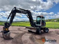 Grävmaskin Terex TW 110 med tiltrotator