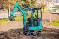 KAMPANJ! Grävmaskin Sunward SWE 17F - Minigrävare -1.7ton