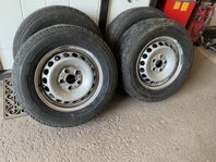 Sommerhjul 5x120 Plåtfälgar VW 225 65 16 C