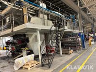 Kombinerad bestrykningsmaskin & tryckpress Ut