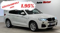 BMW X4 xDrive30d M-sport 258hk Taklucka/Drag/Värmare/HK